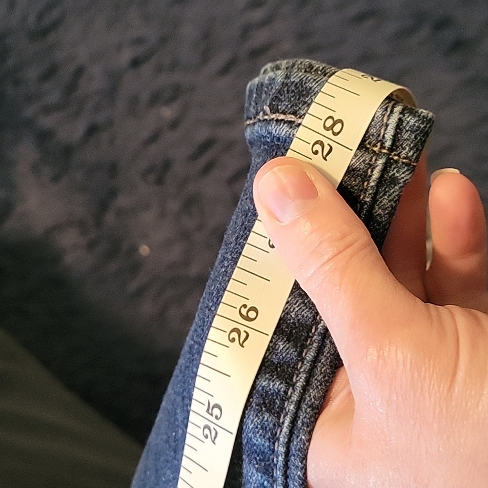 Levi's Mid Rise Skinny Jeans Size 16 Short 33x30 - Picture 5 of 6